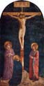crucifixion with saint dominic